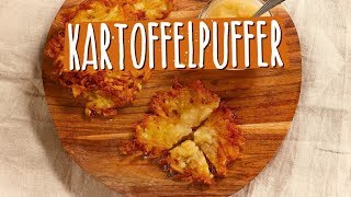 Kartoffelpuffer selber machen  Die einfachsten Rezepte der Welt [upl. by Walcott]