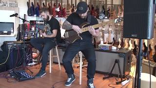 JINJER  Pisces live playthrough guitar and bass [upl. by Doralin493]