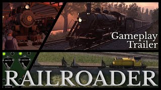 RAILROADER Gameplay Trailer 2023 [upl. by Hafeenah601]