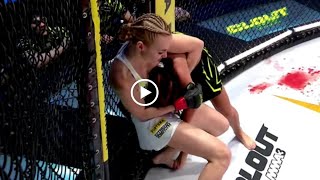 Marianna Schreiber vs Najlepsza polska dzienikarka  Gala Clout MMA 3 Cała walka trwała 3 rundy [upl. by Kelton759]