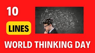 10 lines on World Thinking Day in English  What is the importance of World Thinking Day [upl. by Barthold781]