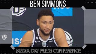 Ben Simmons Media Day Press Conference  NBA on ESPN [upl. by Dami]