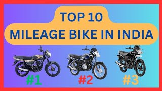 Top 10 Mileage Bike in india  Top Ten Bike  Best mileage Bike [upl. by Ida978]