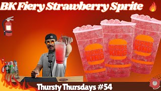 BK Fiery Strawberry Sprite Review  Thursty Thursdays 54 [upl. by Brear]