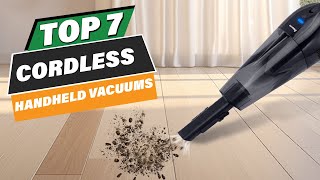 7 Best Cordless Handheld Vacuums You Need in 2024 [upl. by Anitsrik]