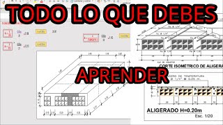 PREDIMENSIONAMIENTO DE LOSAS ALIGERADAS NERVADAS Y MACIZAS EN UNA Y DOS DIRECCIONES [upl. by Dur282]