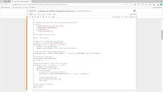 Load Data Into Different Databases Using Python [upl. by Anola]