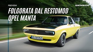 Opel Manta GSe ElektroMOD ritorno al futuro [upl. by Haeli]