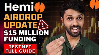 Hemi Network Testnet Update  Confirmed Free Airdrop 🎁  SteptoStep Guide In Hindi [upl. by Argella]