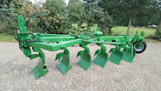 Krone 6 Schar Allround RL1405 rechts amp links Drehpflug mit hydraulischer Steinsicherung [upl. by Catie]