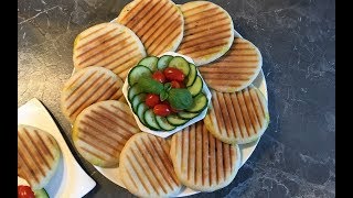 خبيزات بطبوط البانيني بعجين سحري وحشوة بطعم خيالي Marokkanische Panini Batbout mit leckere Füllung [upl. by Ma]