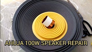 AHUJA 100W SPEAKER REPAIR ₹250 amp 412 Box Fitting Telugu [upl. by Innek332]