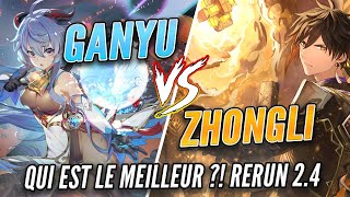 Qui est le plus utile Zhongli ou Ganyu  Qui invoquer en 24 le bon choix  Genshin Impact FR [upl. by Follmer]