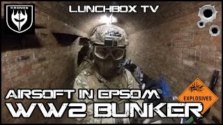 AIRSOFT CQB GAMEPLAY at Epsom Bunker  25th Jan 2015  250115  run by Elite Action Games [upl. by Brenn470]