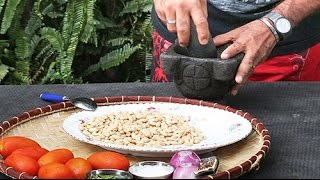 Recette  Rougail Pistaches à la marmite Ile de la Réunion [upl. by Jordanna947]