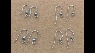 DIY easy ear wires making [upl. by Heuser]