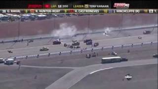 HD Indy Cars Dan Wheldon Fatal Crash Live with replays RIP Dan Wheldon [upl. by Sirois566]