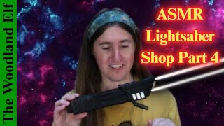 ASMR Scifi Star Wars Lightsabers Salesman Role Play Soft Spoken lightsaber sounds Shop Roleplay [upl. by Fronnia]