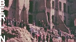 Berlin and Potsdam 1945  aftermath HD 1080p color footage [upl. by Yajnas641]