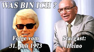 Was bin ich mit Robert Lembke vom 31 Juli 1973 Stargast Heino [upl. by Leggat835]