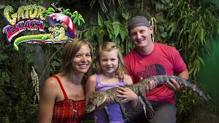 Gator Beach Destin  Worlds Greatest Alligator Park [upl. by Eceinal]