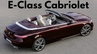 Mercedes EClass Cabriolet Avantgarde  Premiumclass Fabric Soft Top [upl. by Jana794]