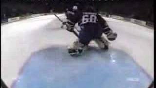 Jose Theodore  Great glove save against Marian Hossa [upl. by Lukas285]