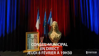 Conseil municipal de Pontoise  8 Février 2024 [upl. by Boy]