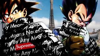 Goku and Vegeta sings Niggz in Paris BEST VERSION [upl. by Nylkcaj]