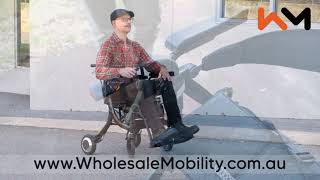 EVO  An electric Rollator that converts into an electric wheelchair or push assist wheelchair [upl. by Carney]