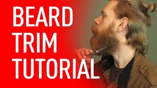 How to Get a Beard Trim  Eric Bandholz [upl. by Harlie]