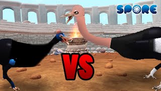 Cassowary vs Ostrich  Beast Arena S1E11  SPORE [upl. by O'Connor]