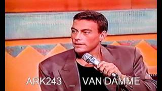 Jean Claude Van Damme   MEGA RARE  Promote Double Impact PART 1 [upl. by Atnas256]