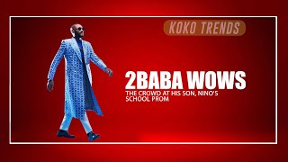 2Baba Wows The Crowd At His Son Ninos School Prom [upl. by Nylrem4]