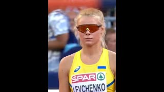 Yuliya LEVCHENKO Ukraine High Jump Final Munich 2022shorts [upl. by Ardnu]