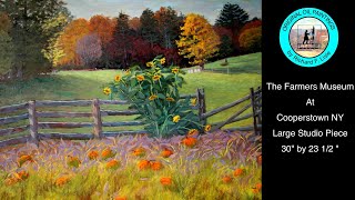 Painting Cooperstown NY quotnew editquot [upl. by Acinoryt]