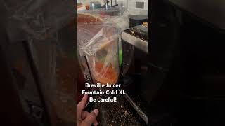 Breville Juicer Fountain Cold XL Beware [upl. by Gem32]