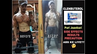 CLENBUTEROL RESULTS Full INFORMATION  Sacha GAYAN JAANKARI  SIFE EFFECT RESULTS AND PRECAUTION [upl. by Antons458]