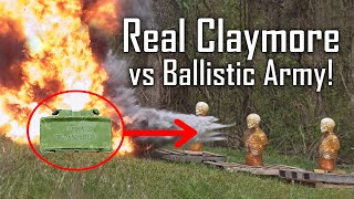 Claymore DESTRUCTION in Super Slow Mo  Ballistic HighSpeed [upl. by Eniahs12]