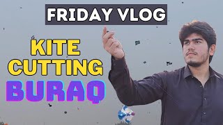 Kite Cutting with BURAQ DRONE  Friday Kite Flying  Kite Vlog [upl. by Lamak548]