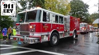 Acton Fire Department 125th Anniversary Parade 2018 [upl. by Aicirtap731]