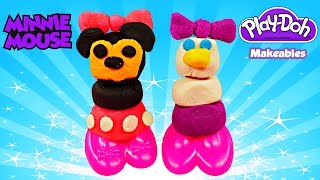 Play Doh Makeables Disney Minnie Mouse and Daisy Duck [upl. by Cale604]