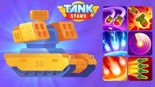 Tank Stars ONLINE PVP Gameplay  BLAZER MAX LEVEL 1600HP [upl. by Publea]