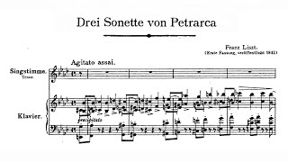 Franz Liszt  Tre Sonetti di Petrarca S270a [upl. by Eugenius]