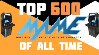 Top 600 Mame Arcade of all time in Chronological [upl. by Lilyan844]