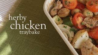 Slimming World Synfree herby chicken traybake recipe  FREE [upl. by Aikcir]