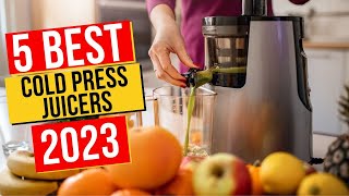 Best Cold Press Juicers In 2023  Top 5 Cold Press Juicers [upl. by Ellicul]