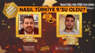 2023 HAKİMLİK SINAVINI NASIL KAZANDI ADLİ YARGI TÜRKİYE 9SU ANLATIYOR [upl. by Xyla]