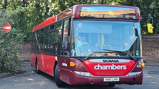 🚍Nice ChambersHedingham 455 AN61 LAN Omnilink on Service 784 [upl. by Jacobah93]