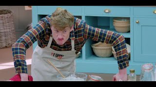 James Acaster on The Great Celebrity SU2C Bake Off  Series 2 Episode 2 [upl. by Eilyab257]